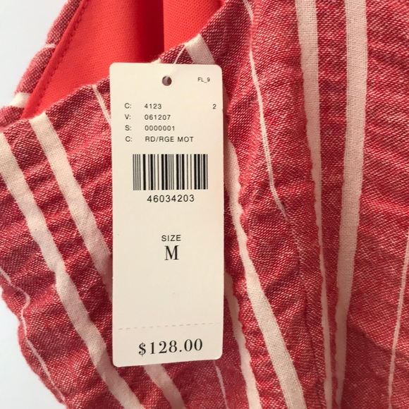 Anthropologie Cropped Wide-Leg Striped Jumpsuit - Picture 6 of 8